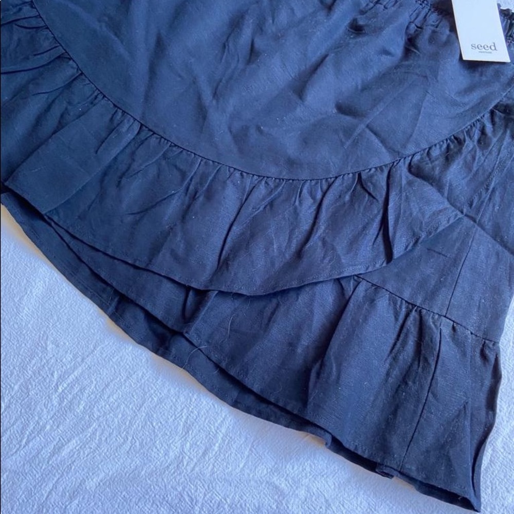 Seed Linen Mini Skirt Size 14 - Picture 7 of 14